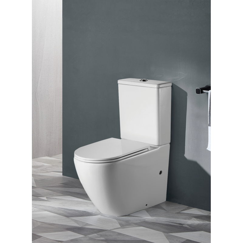 Унитаз-компакт Mixxus Premium Ellipse-0401-T1 630x390x840mm, система смыва TORNADO 1.0