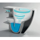 Унитаз подвесной Mixxus Premium Ellipse-0302-T3 495x360x370mm, система смыва Tornado 3.0