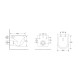 Унитаз подвесной Mixxus Premium Ellipse-0302-T3 495x360x370mm, система смыва Tornado 3.0
