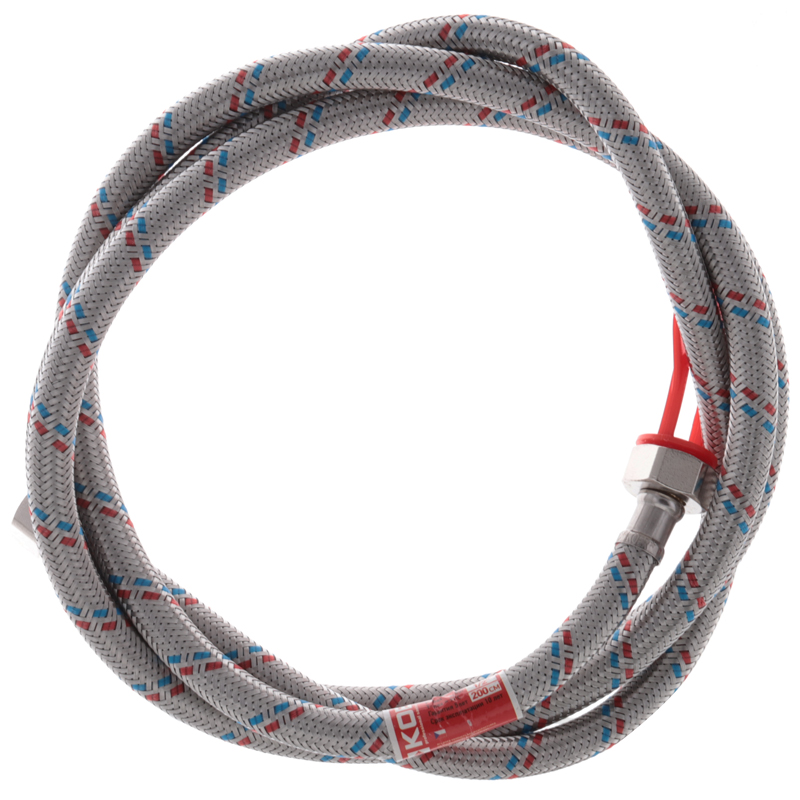 Гибкий шланг для подключения воды гайка 1/2'' - гайка 1/2'' (200 см) Koer