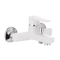 Смеситель для ванны Plamix Oscar-009 White (без шланга и лейки)