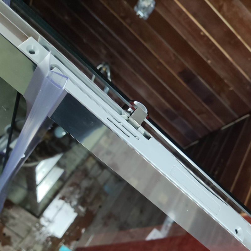 Двері в нішу Koer SR SD05-140x200-TR-01 прозоре скло Easy Clean 6мм, хром