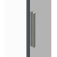 Двері в нішу Koer SR SD05-140x200-TR-01 прозоре скло Easy Clean 6мм, хром