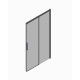 Двері в нішу Koer SR SD05-140x200-TR-01 прозоре скло Easy Clean 6мм, хром