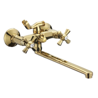 Смеситель для ванны Mixxus Premium Retro Gold-140