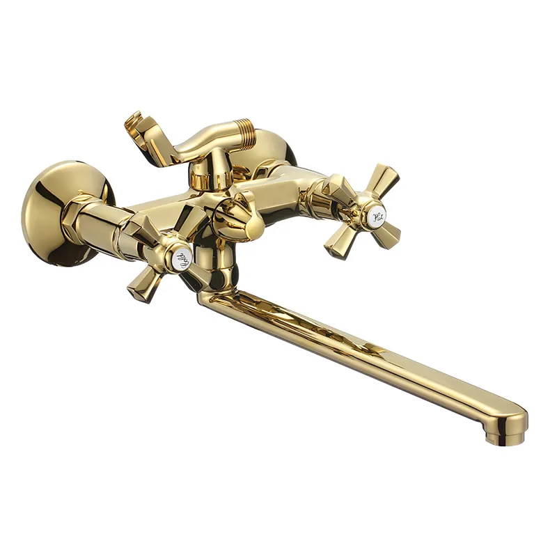 Смеситель для ванны Mixxus Premium Retro Gold-140