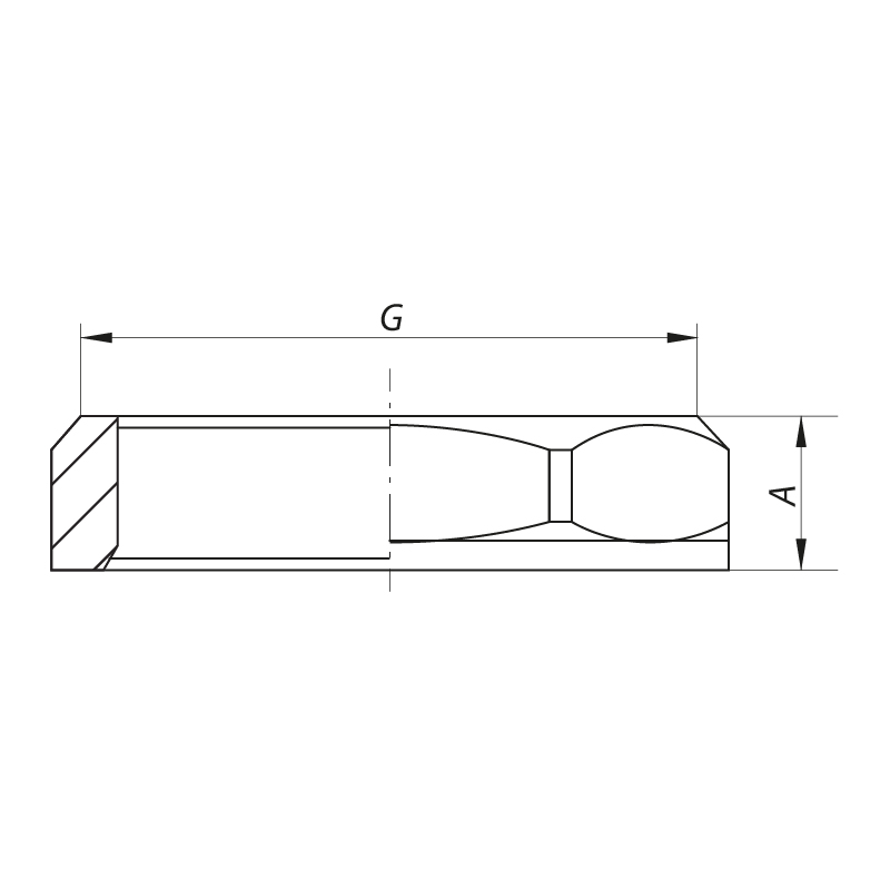 Контргайка 1" Koer KF.K10