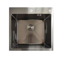 Мойка Mixxus MH5050 Decor Nano-Black из нерж. стали (цвет графит)
