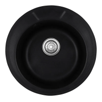Мойка кухонная Haiba HB8301-G226 Black 490x180
