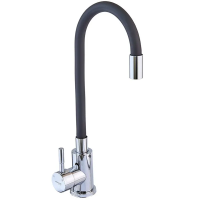 Смеситель для кухни Mixxus SUS-011 Chrome Refl.Black (нерж. сталь)