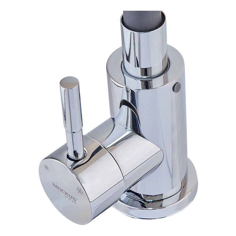 Смеситель для кухни Mixxus SUS-011 Chrome Refl.Black (нерж. сталь)