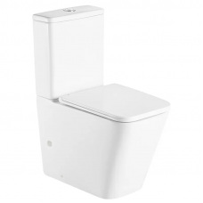 Унітаз-компакт Mixxus Premium Quadro-0401-R 610x365x825мм, система змиву RIMLESS