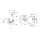 Комплект гигиенического душа Grohe BauLoop New