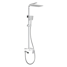 Душова колона KOER KB-56007-04 зі змішувачем, 3 функції (Колір хром+білий)