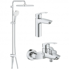 Набір змішувачів 3 в 1 для ванни Grohe Eurosmart