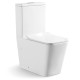 Унітаз-компакт Mixxus QUADRO-0403-R 640x360x835мм, система змиву RIMLESS