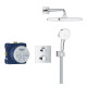 Душевая система скрытого монтажа с термостатом Grohe Grohtherm
