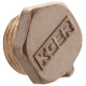 Заглушка Koer KF.P06M.WN - 1/2'' Н (без никеля)