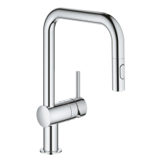 Смеситель для кухни с выдвижным изливом Grohe Minta