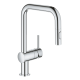 Смеситель для кухни с выдвижным изливом Grohe Minta