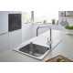 Смеситель для кухни с выдвижным изливом Grohe Minta