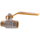Кран шаровой KOER KR.215.G - 1/2" FM ГШВ YELLOW, ручка "рычаг" желтая