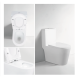Унитаз моноблок напольный Mixxus BEVEL-0406-T1 690х360х790mm, система смыва TORNADO 1.0
