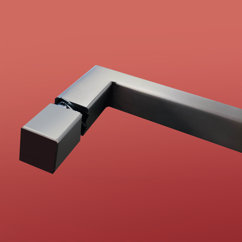 Шторки скляні на ванну Koer SR BS04-95x140-TR-07 прозоре скло 6мм, графіт