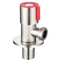 Кран для подключения сантехприборов 1/2x1/2 Mixxus VAL-02 красный (нерж. сталь)