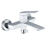 Смеситель для ванны Mixxus Premium DERBY 009 (EURO) WHITE-CHROME