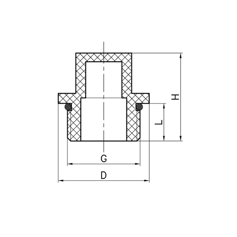 Заглушка Koer K0277.PRO - 1/2 PPR НР