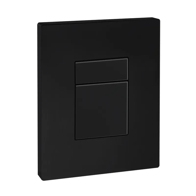 Панель смыва пластиковая Koer KT-0607-05 157x198x3mm, кнопка квадратная