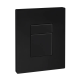 Панель смыва пластиковая Koer KT-0607-05 157x198x3mm, кнопка квадратная