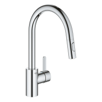 Смеситель для кухни с выдвижным изливом Grohe Eurosmart Cosmopolitan