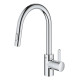Смеситель для кухни с выдвижным изливом Grohe Eurosmart Cosmopolitan