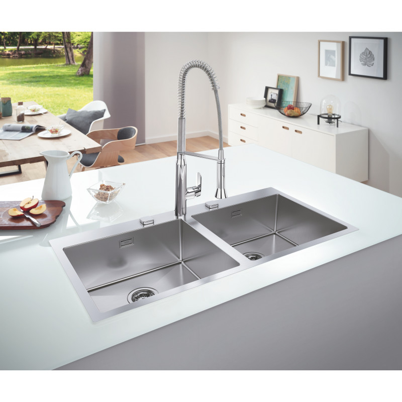 Мойка для кухни из нержавеющей стали Grohe K800