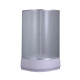Душова кабіна з високим піддоном Mixxus PLAIN SCT01-90x90x195-FB SATIN матове скло 4мм