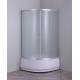 Душова кабіна з високим піддоном Mixxus PLAIN SCT01-90x90x195-FB SATIN матове скло 4мм