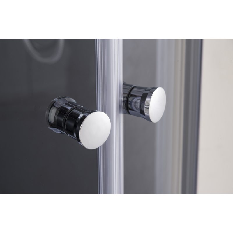 Душова кабіна з високим піддоном Mixxus PLAIN SCT01-90x90x195-FB SATIN матове скло 4мм