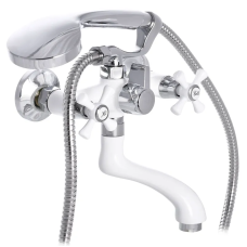 Смеситель для ванны Mixxus Omega 142 White