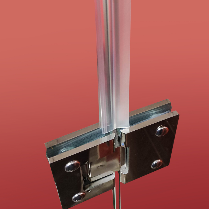 Бічна стінка для кабіни Koer SR SW04-80x200-TR-01 прозоре скло Easy Clean 10мм, хром (KR5389)