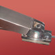 Бічна стінка для кабіни Koer SR SW04-80x200-TR-01 прозоре скло Easy Clean 10мм, хром (KR5389)