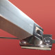 Бічна стінка для кабіни Koer SR SW04-80x200-TR-01 прозоре скло Easy Clean 10мм, хром (KR5389)