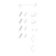 Бічна стінка для кабіни Koer SR SW04-80x200-TR-01 прозоре скло Easy Clean 10мм, хром (KR5389)
