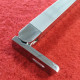 Бічна стінка для кабіни Koer SR SW04-80x200-TR-01 прозоре скло Easy Clean 10мм, хром (KR5389)