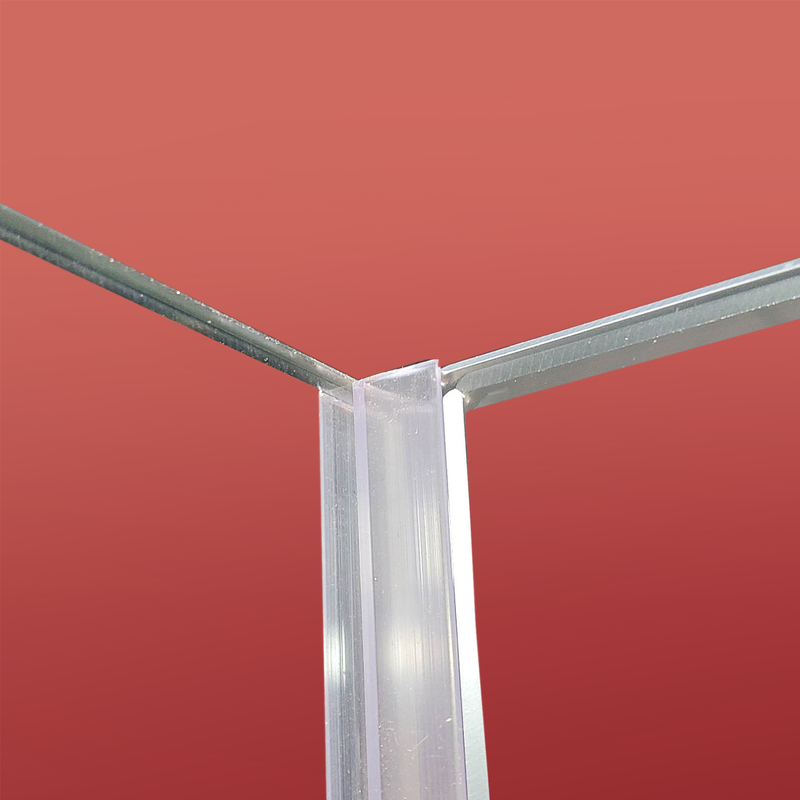 Бічна стінка для кабіни Koer SR SW04-80x200-TR-01 прозоре скло Easy Clean 10мм, хром (KR5389)
