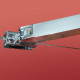 Бічна стінка для кабіни Koer SR SW04-80x200-TR-01 прозоре скло Easy Clean 10мм, хром (KR5389)