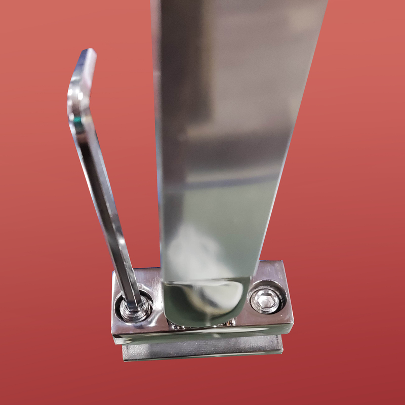 Бічна стінка для кабіни Koer SR SW04-80x200-TR-01 прозоре скло Easy Clean 10мм, хром (KR5389)