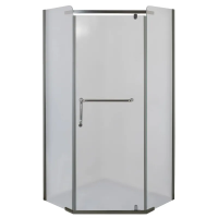 Душова кабіна з низьким піддоном Mixxus LINES SCT01-90x90x198-TR GRAPHITE прозоре скло 6мм (MI