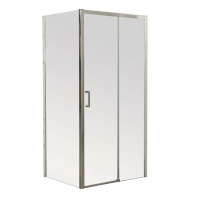 Душова кабіна без піддону Mixxus Premium DIVERSE SC03-100x80x195-TR Chrome прозоре скло 6мм (